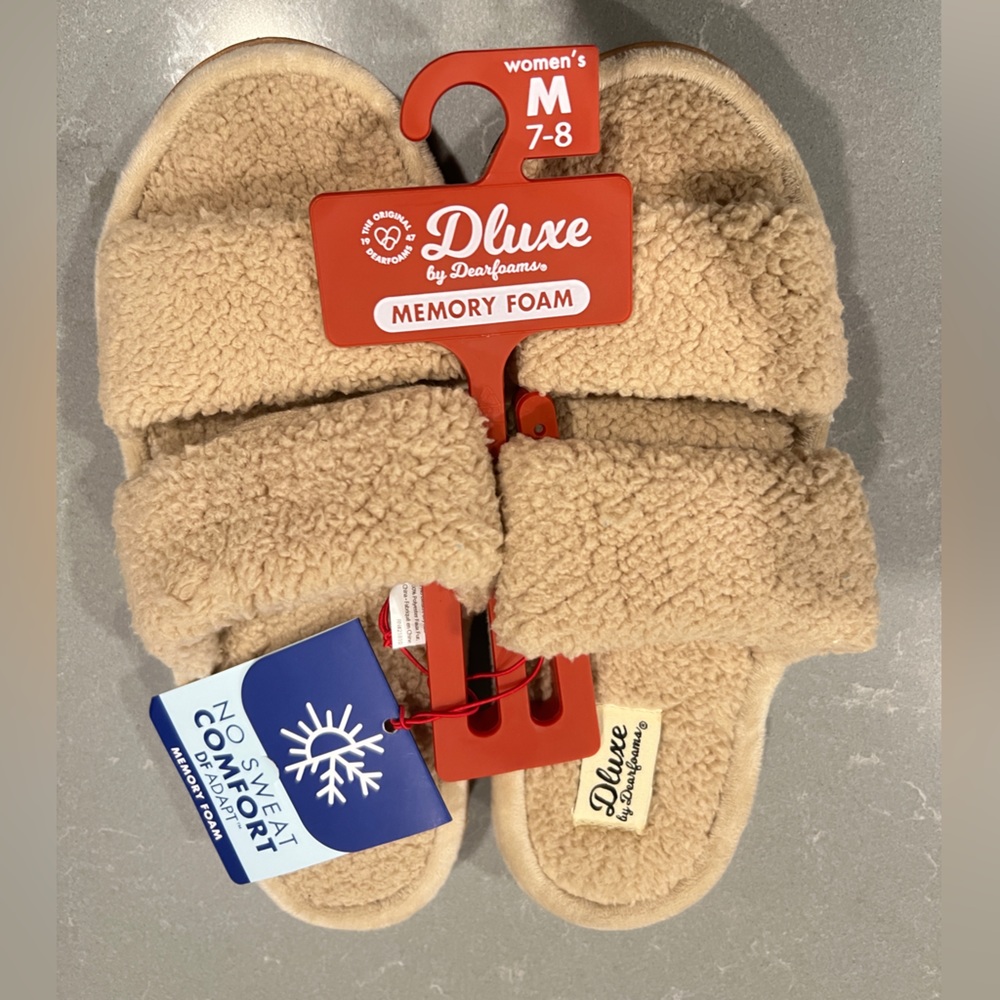 Memory foam slippers